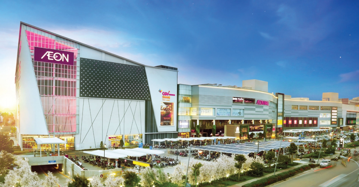 Đại siêu thị Aeon Mall Bình Tân ngay cạnh dự án Moonlight Boulevard Hưng Thịnh